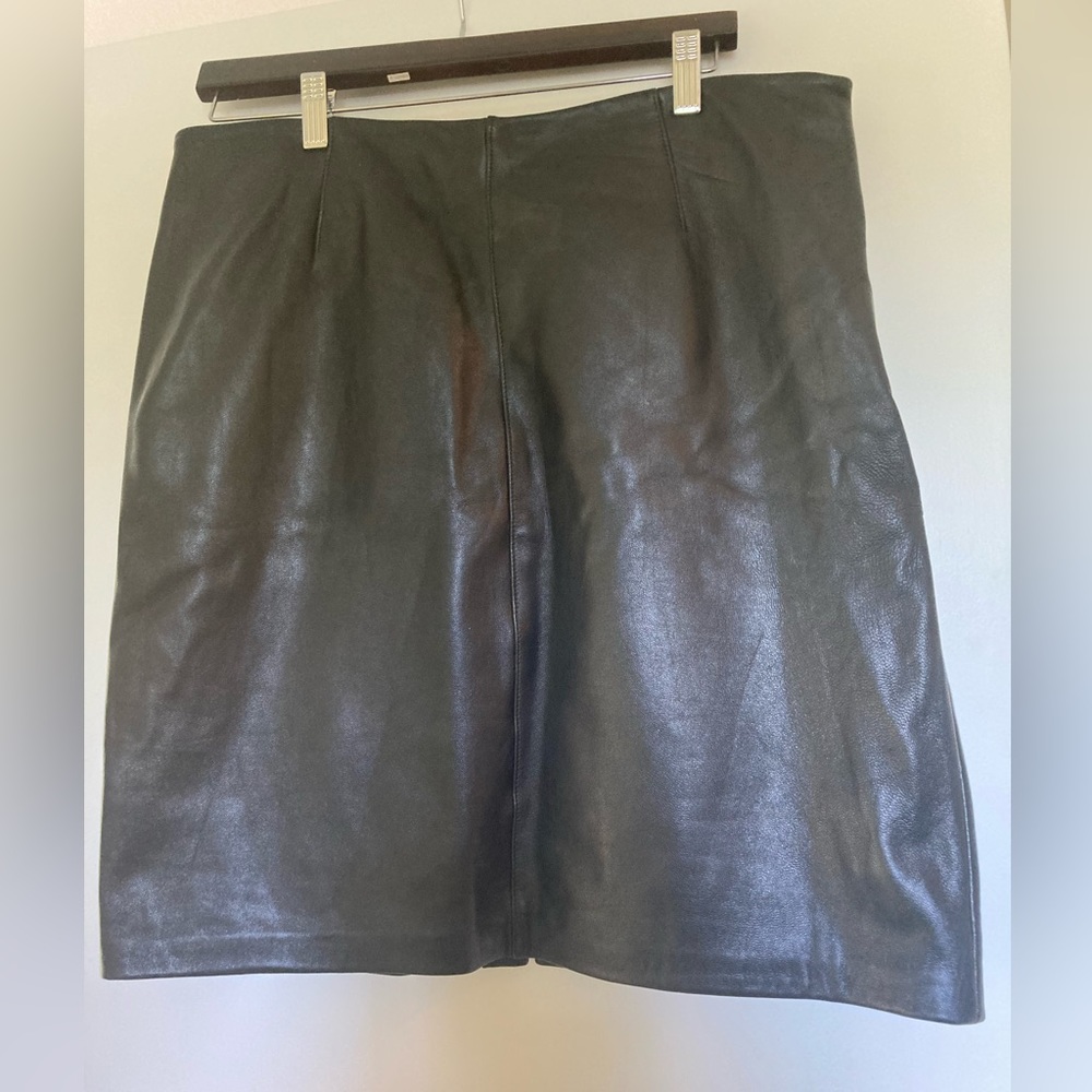 Alfani Vintage Leather Skirt
